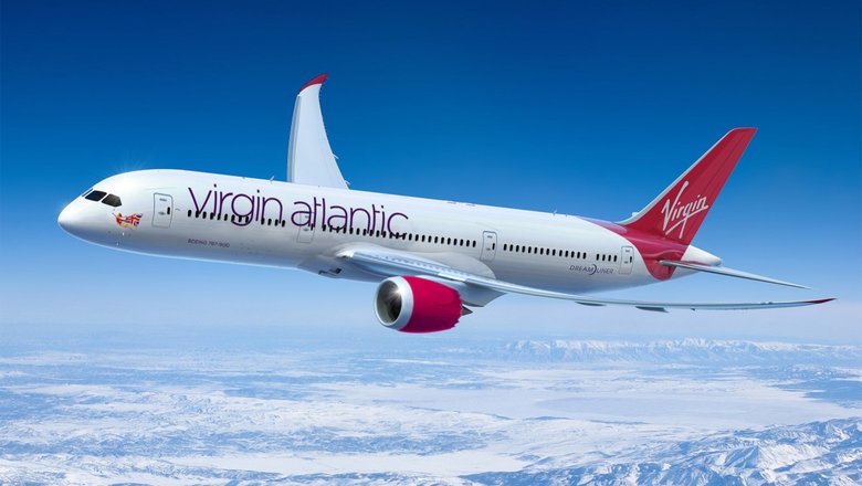 Самолет Virgin Atlantic 