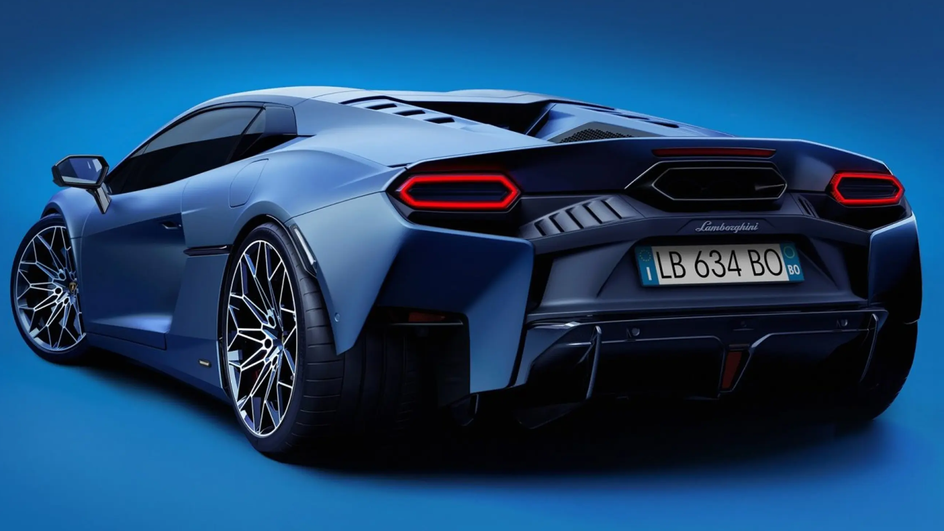 Lamborghini Temerario вид сзади Lamborghini Temerario вид сзади