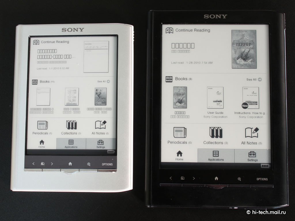 Обзор электронной книги Sony Reader PRS-700