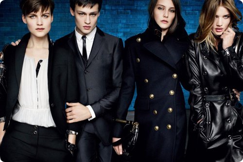 осенняя коллекция Burberry