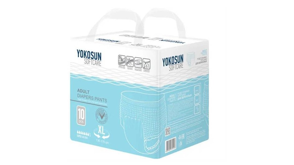 Подгузники для взрослых YokoSun Adult Diapers Pants Подгузники для взрослых YokoSun Adult Diapers Pants