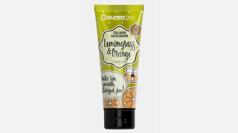 Крем для загара на солнце с бронзатором фирмы SUPERTAN серия Lemongrass & Orange Крем для загара на солнце с бронзатором фирмы SUPERTAN серия Lemongrass & Orange