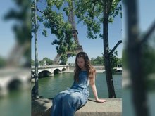 Анна Пересильд в Париже, фото: соцсети