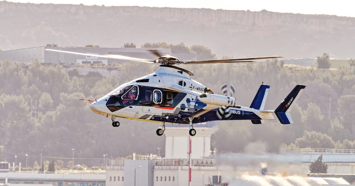 Сверхбыстрый Racer Airbus Helicopters совершил первый полет