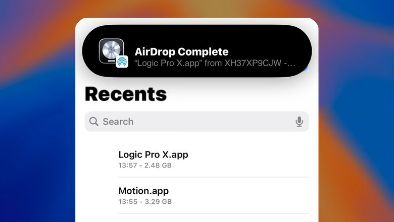 AirDrop на Mac