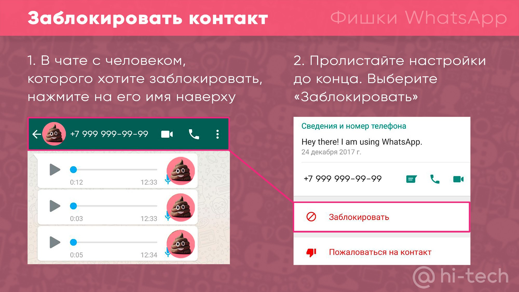 В WhatsApp появятся самоуничтожающиеся «голосовушки» - Hi-Tech Mail.ru