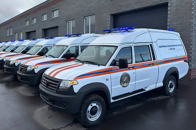 УАЗ представил модель для МЧС на базе «Профи» УАЗ представил модель для МЧС на базе «Профи»