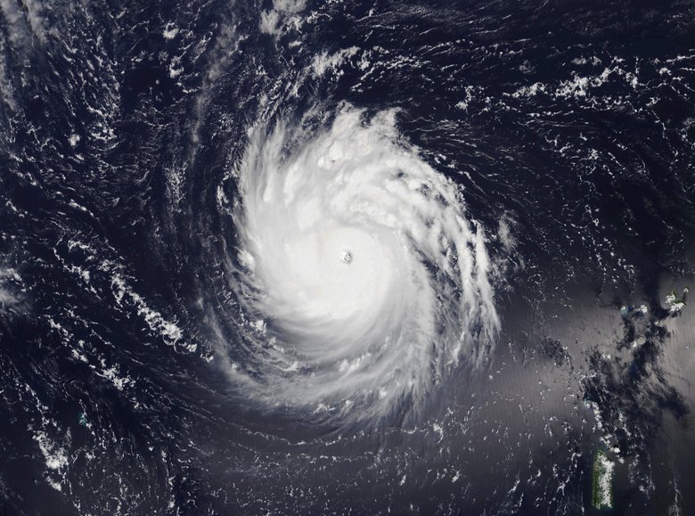Ураган «Флоренс» 10 сентября 2018 года. Фото: NASA