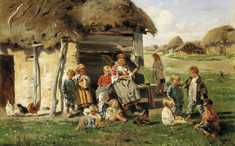 В.Е. Маковский «Крестьянские дети» (1890)