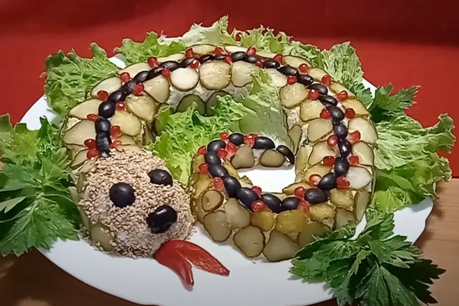 Салат Змея Салат Змея
