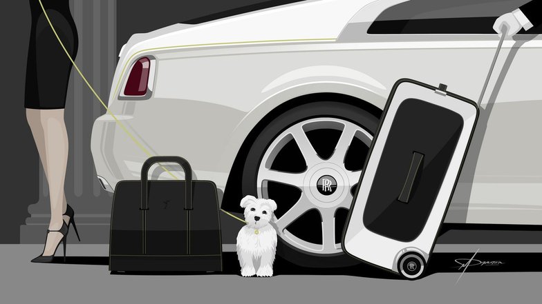 slide image for gallery: 21501 | Rolls-Royce Wraith Luggage Collection