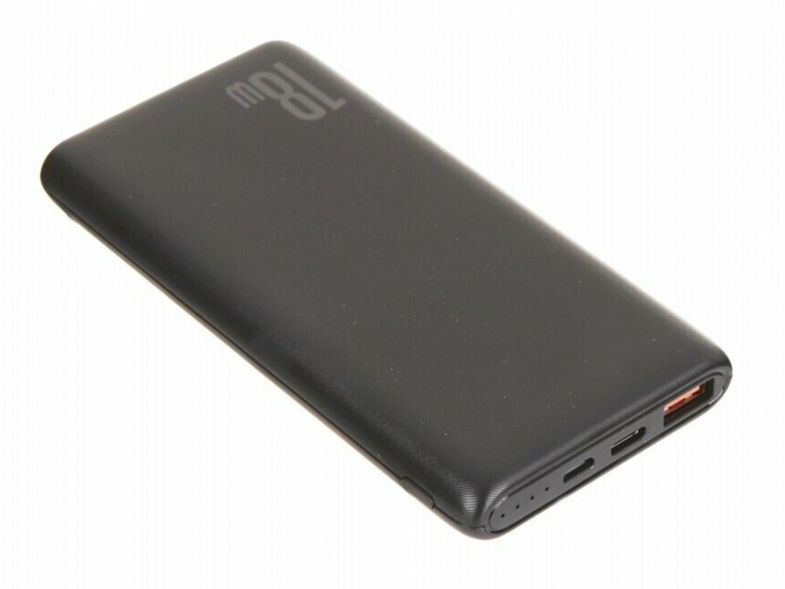 Портативный аккумулятор для телефона Baseus Bipow PD+QC Power Bank 10000 мАч 18W Портативный аккумулятор для телефона Baseus Bipow PD+QC Power Bank 10000 мАч 18W