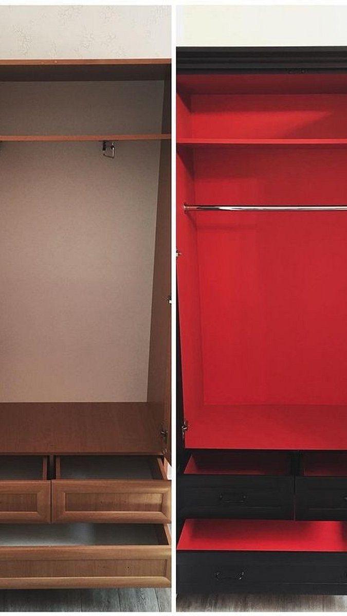 Что делать со старым шкафом? 12 впечатляющих примеров переделки (фото до и после)