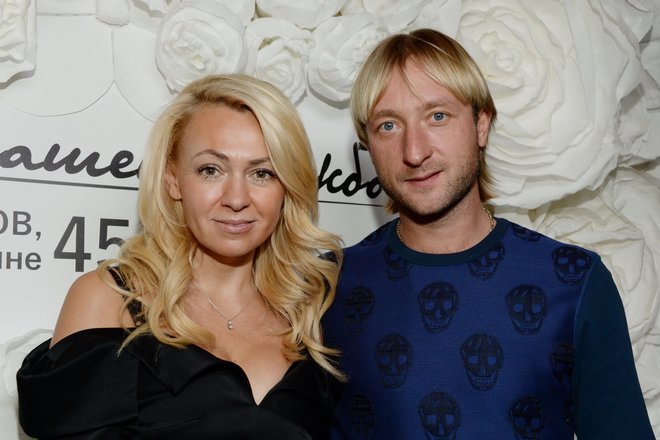 Яны Рудковская и Евгений Плющенко Яны Рудковская и Евгений Плющенко