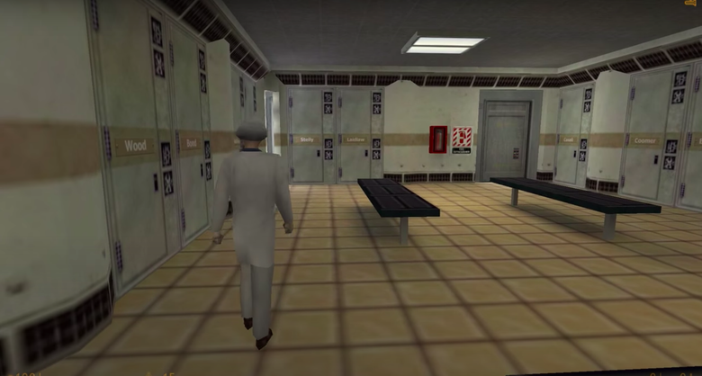 Кадр из игры Half-Life 1.