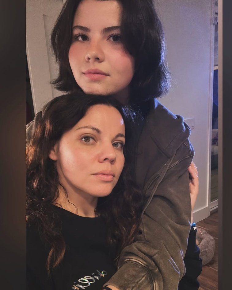Анна Друбич и ее дочь Александра Анна Друбич и ее дочь Александра