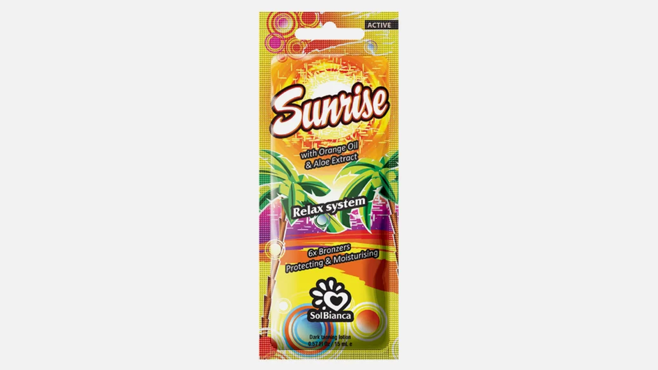 Крем для загара на солнце с бронзатором фирмы SolBianca серия Sunrise Крем для загара на солнце с бронзатором фирмы SolBianca серия Sunrise