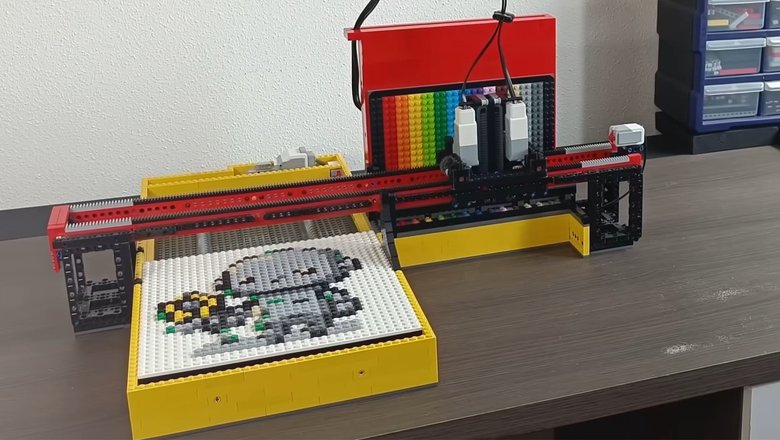 Принтер из Lego