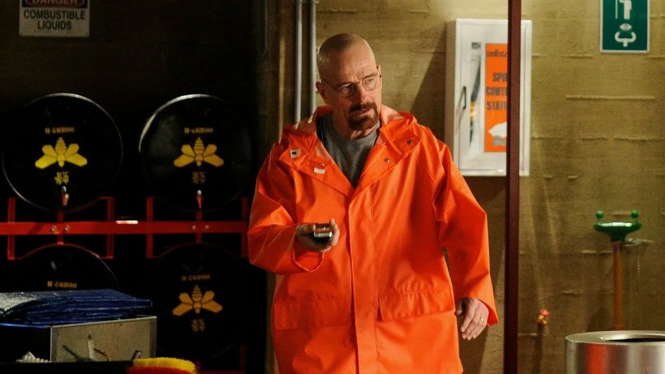 Брайан Крэнстон в роли Уолтера Уайта в четвертом сезоне сериала «Во все тяжкие» Брайан Крэнстон в роли Уолтера Уайта в четвертом сезоне сериала «Во все тяжкие»