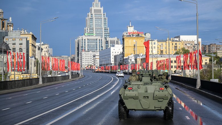 Генеральная репетиция военного парада в Москве в честь Победы в Великой Отечественной войне. 2024 год. Генеральная репетиция военного парада в Москве в честь Победы в Великой Отечественной войне. 2024 год.