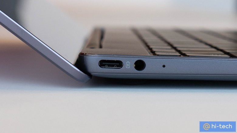 USB Type-C в ноутбуке Huawei Matebook 13