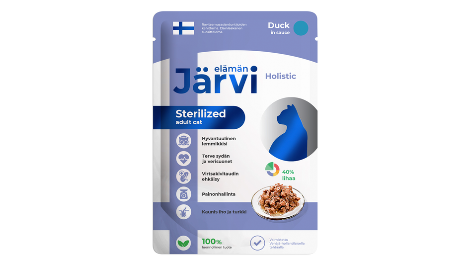 Влажный корм для кошек и котов JARVI Sterilized Влажный корм для кошек и котов JARVI Sterilized