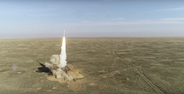 Запуск крылатых ракет ОТРК «Искандер». Фото: Минобороны России / YouTube