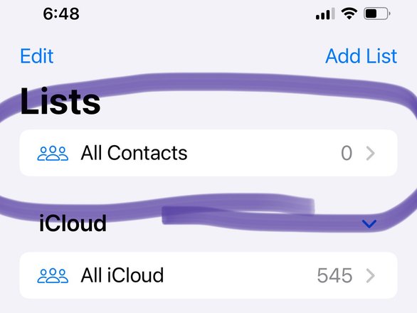 Как исправить отсутствующие или несинхронизирующиеся контакты с iCloud в iOS 7.1.2