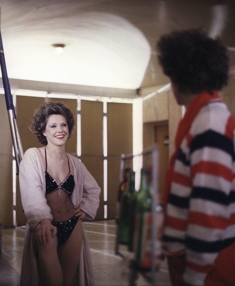 С Олегом Меньшиковым, кадр из фильма «Мой любимый клоун», 1987 год