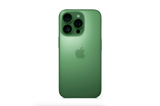 iPhone 17 Pro в цвете Green Titanium