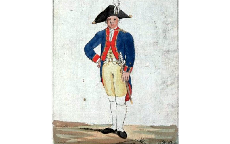 Мундир кадета Сухопутного шляхетного кадетского корпуса (1793)