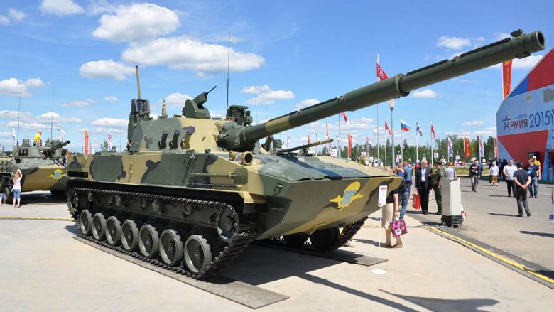 Прототип самоходной пушки «Спрут-СДМ1» на выставке «Армия-2015». Фото: pan.bg