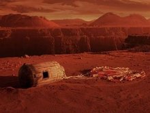 Кадр из Миссия на Марс