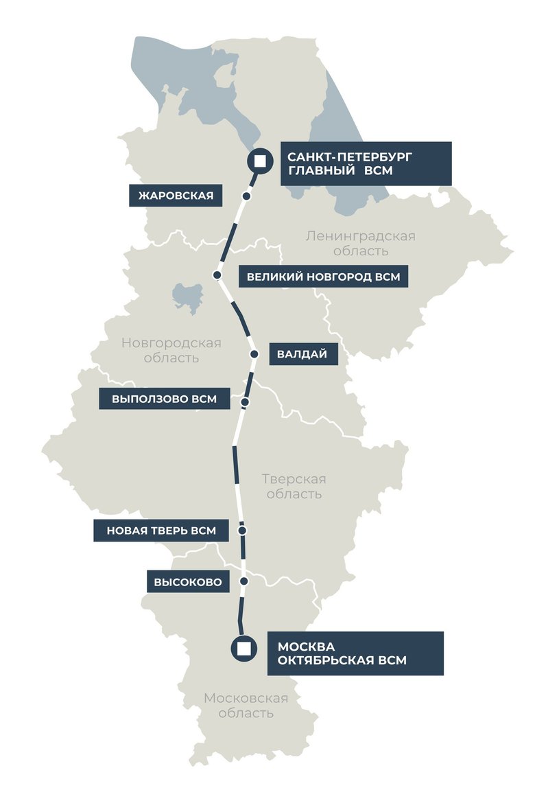 Карта ВСМ Карта ВСМ