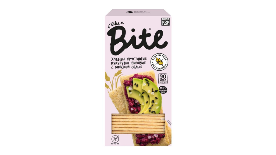 Хлебцы фирмы Take A Bite серия хрустящие кукурузно-рисовые с морской солью Хлебцы фирмы Take A Bite серия хрустящие кукурузно-рисовые с морской солью