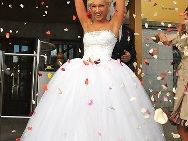 Slide image for gallery: 2648 | Юлия Харламова была очень счастливой невестой