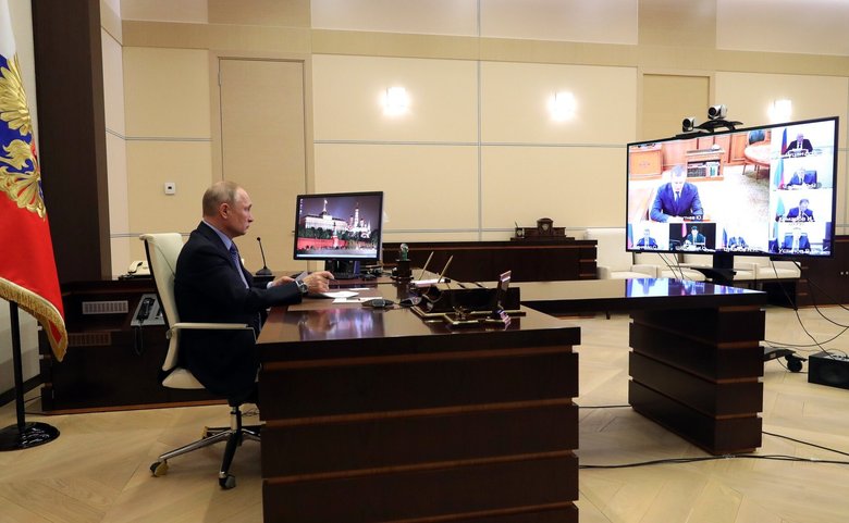 Путин на совещании с полномочными представителями президента / 30 марта / kremlin.ru
