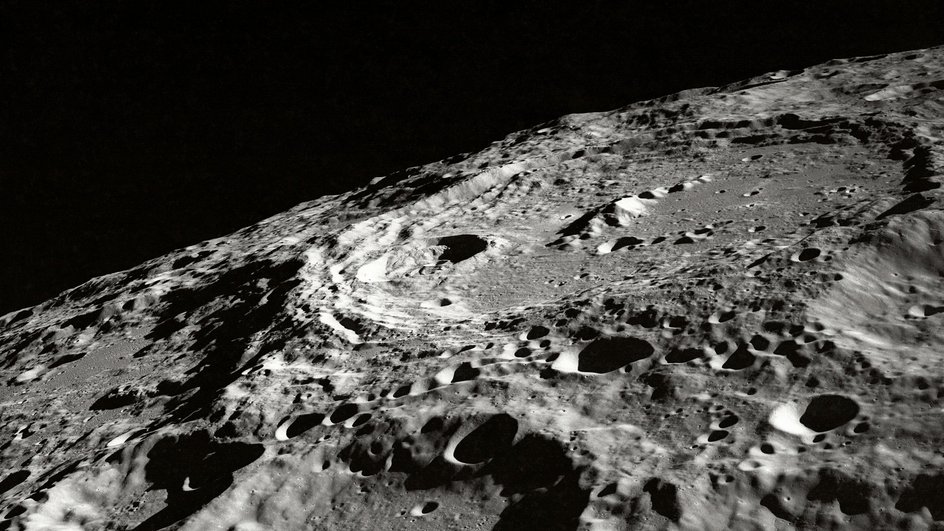 лунная поверхность лунная поверхность