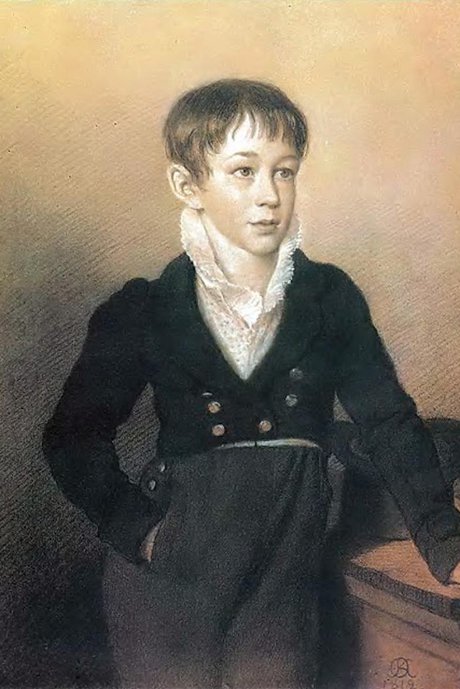 «Портрет мальчика» кисти О.А. Кипренского (1812 год).