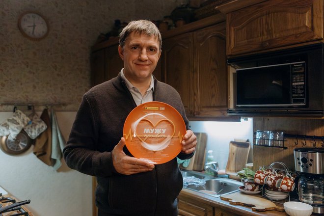 Владимир Вдовиченков на съемках фильма «Мужу привет»
