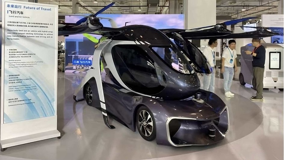 Живое фото Land and Air Vehicle с выставки Chery 2024. Источник: CarNewsChina