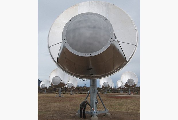 Антенная решетка Аллена, используемая для SETI. Фото: Wikimedia / Colby Gutierrez-Kraybill  / CC BY 3.0
