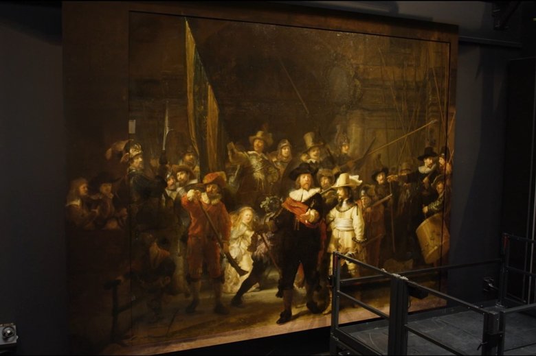 Картина с отреставрированными недостающими сторонами. Фото: Rijksmuseum