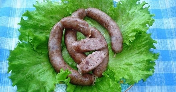 Домашняя колбаса из курицы