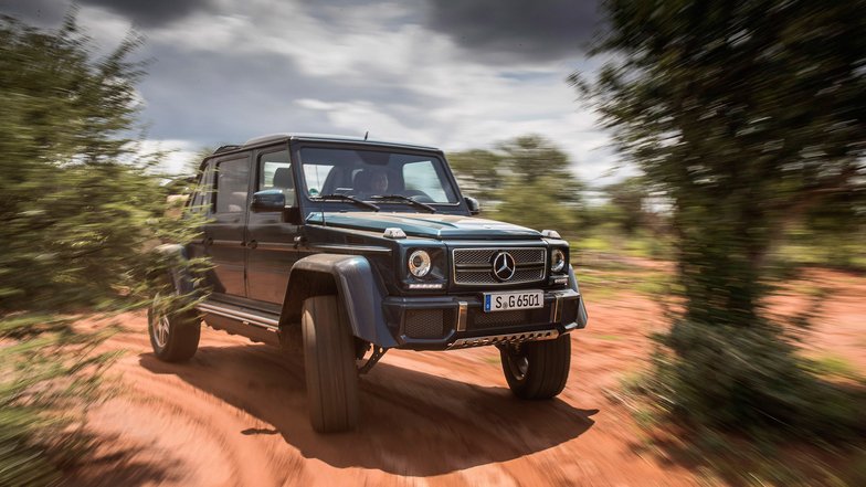 slide image for gallery: 23349 | Эксклюзивный тест самого крутого Mercedes G-класса