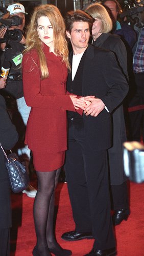 С Николь Кидман на премьере фильма "Несколько хороших парней". Лос-Анджелес, 1992 г.