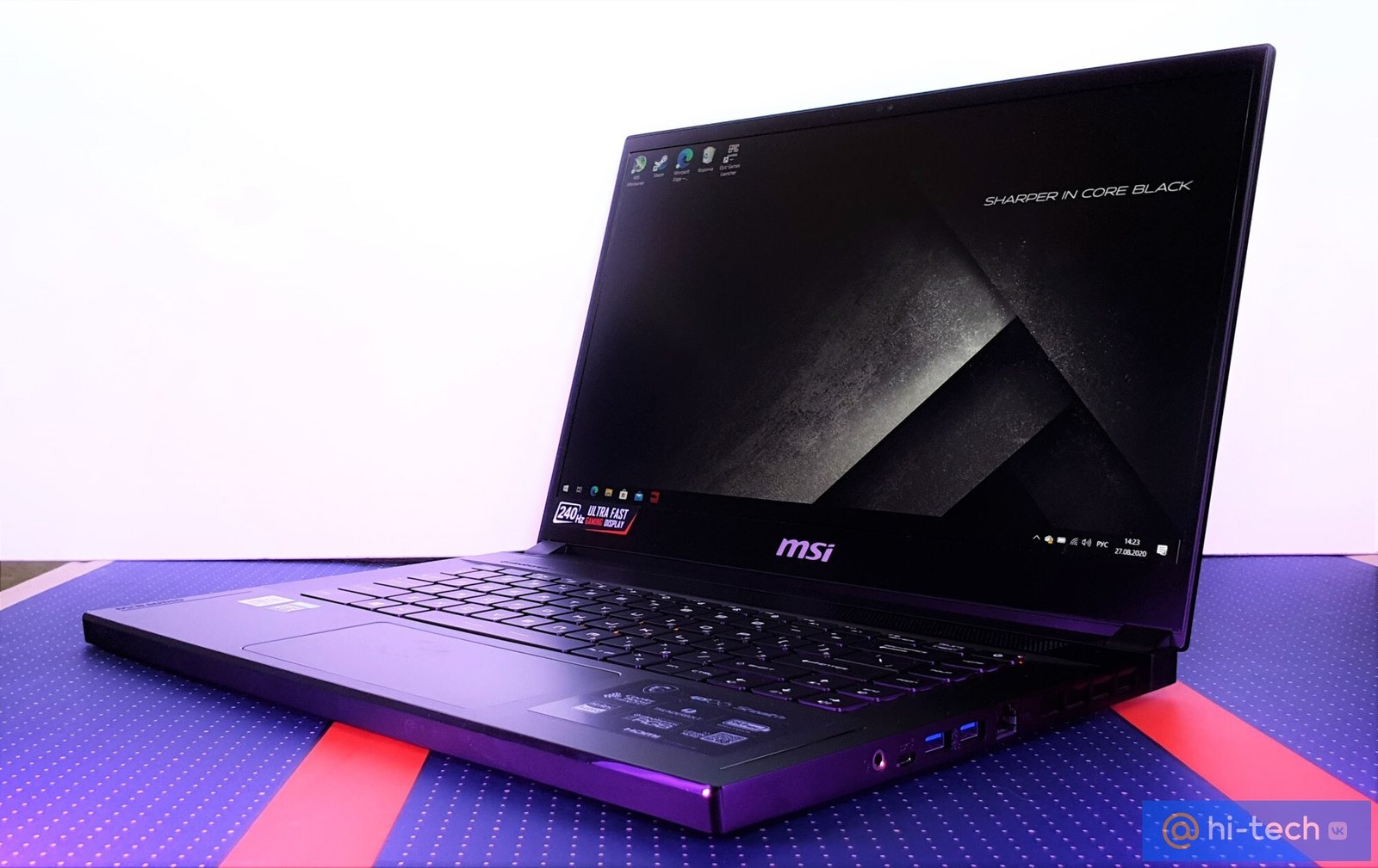 Обзор MSI GS66 Stealth — черный-черный ноутбук для геймеров «под  прикрытием» - Hi-Tech Mail.ru