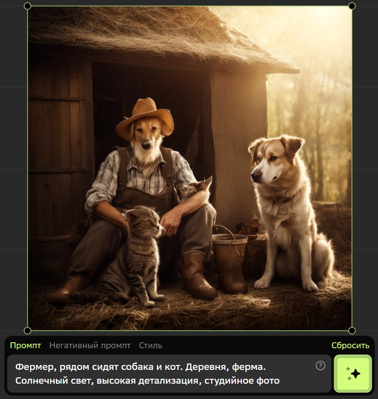 Ляп с человеком-собакой по запросу «Фермер»