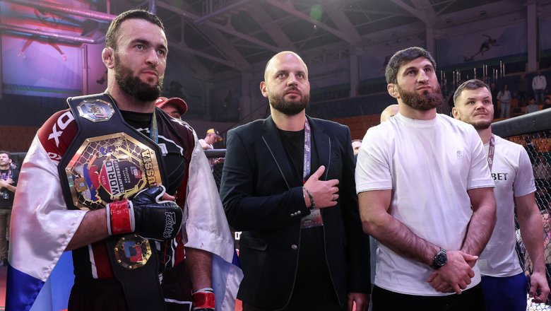 Чемпион UFC и заслуженный мастер спорта по ММА Магомед Анкалаев на церемонии награждения чемпионата мира по ММА 2024 Чемпион UFC и заслуженный мастер спорта по ММА Магомед Анкалаев на церемонии награждения чемпионата мира по ММА 2024