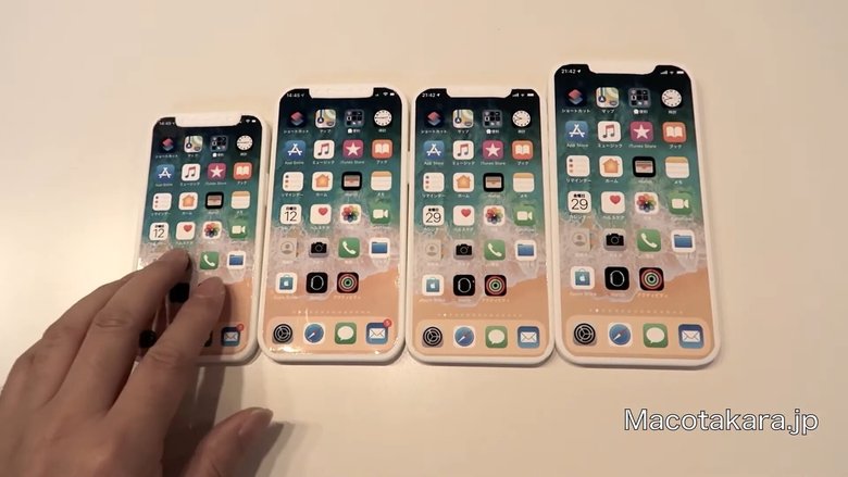 Макеты всех четырех новых iPhone 12
